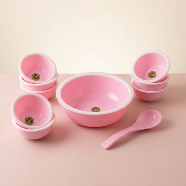 Pink_Ceramic_Little_Hearts_Pudding_Set_For_Dinnerware_(Pack_of_9)