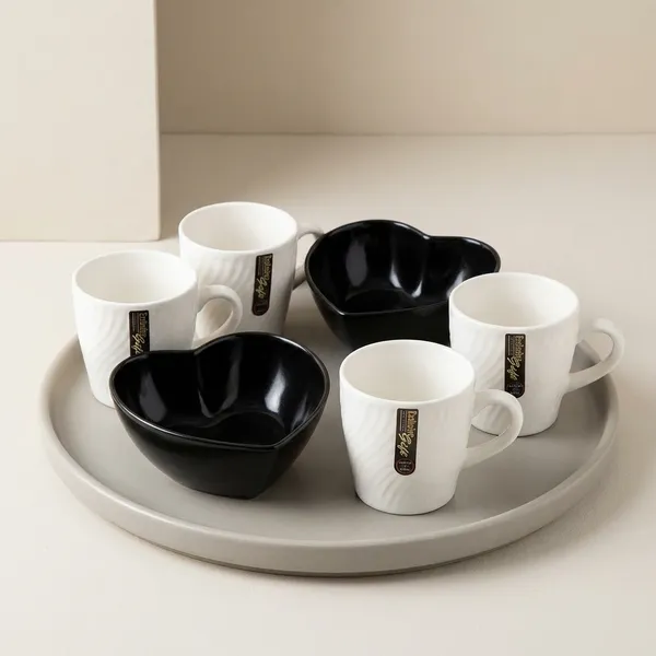 White_Porcelain_Silk_Cafe_Mug_Set_For_Gift_(Pack_of_6)