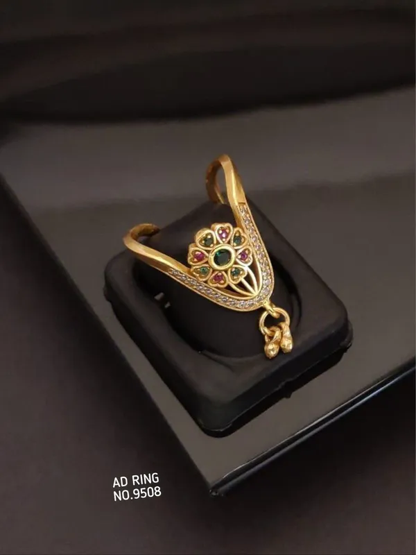 Gold_Plated_Metal_Ring_For_Women