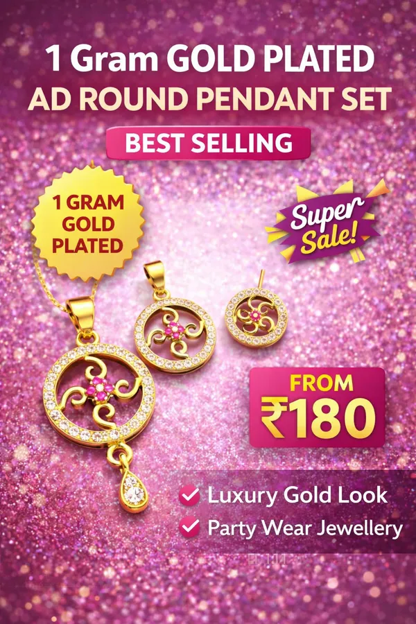 Gold_Plated_Pendant_For_Women