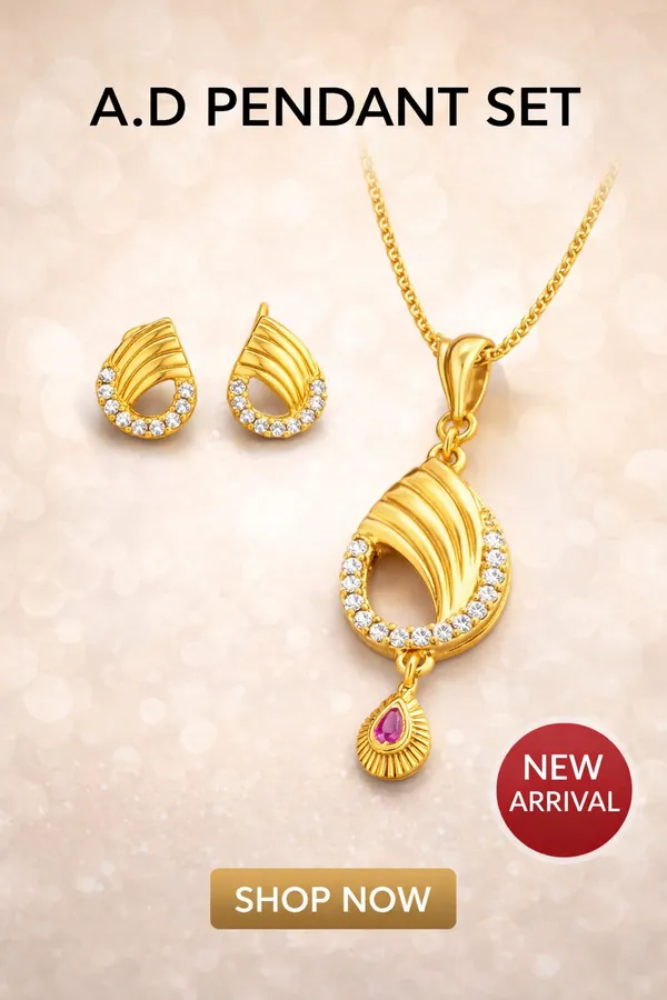 Gold_Plated_Alloy_Pendant_For_Women