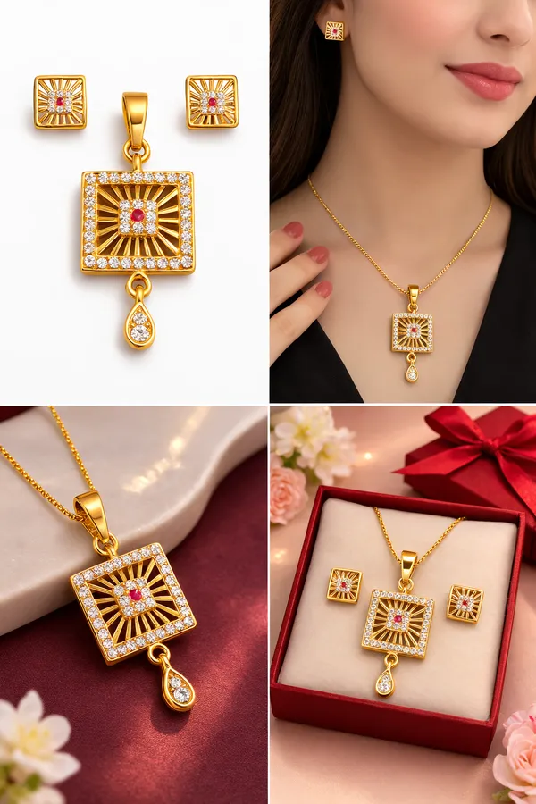 Gold_Plated_Pendant_For_Women(Set_of_2/4)