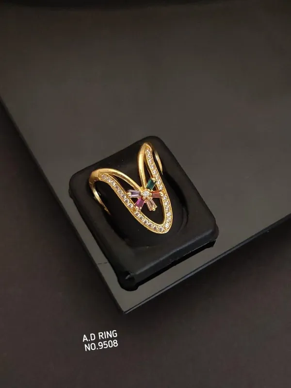 Gold_Plated_Metal_With_American_Diamond_Stones_Ring_For_Women