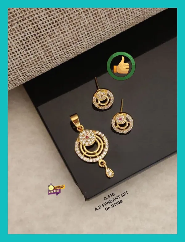 Gold_Plated_Metal_With_American_Diamond_Stones_Pendant_For_Women