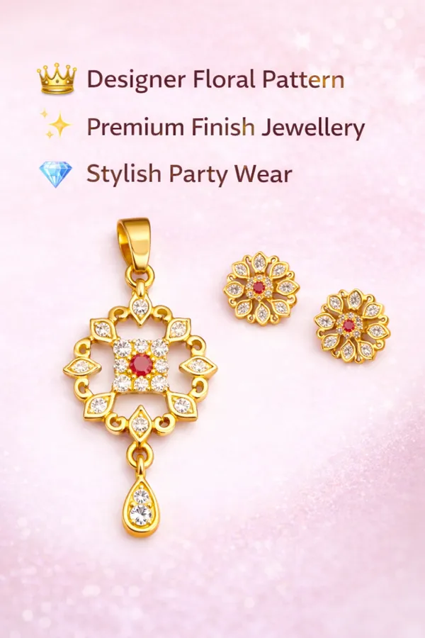 Gold_Alloy_Pendant_For_Women
