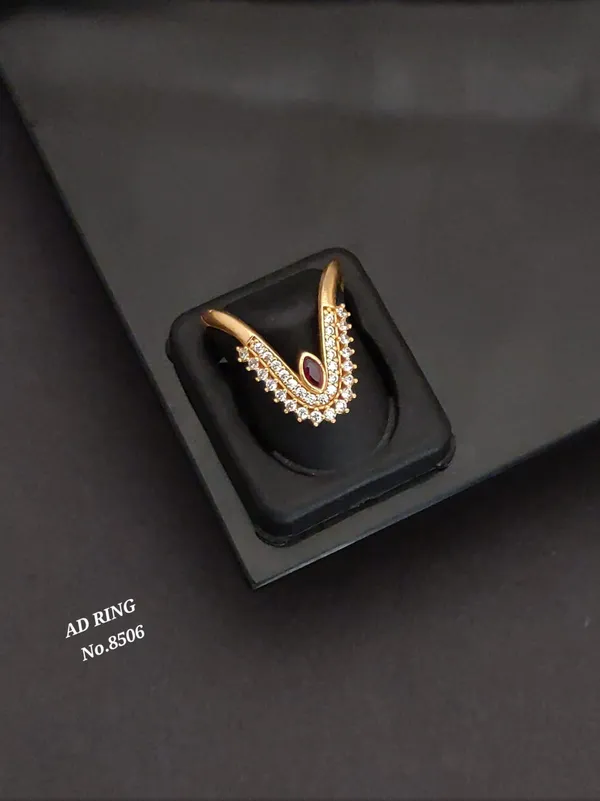 Gold_Metal_With_Gold-Tone_Finish_Ring_For_Women