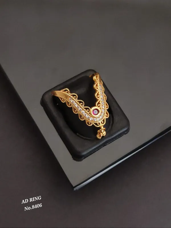 Gold_Plated_Metal_Ring_For_Women