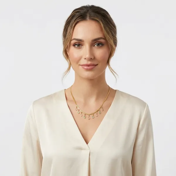 Gold_Metal_With_Gemstone_Necklace_For_Women