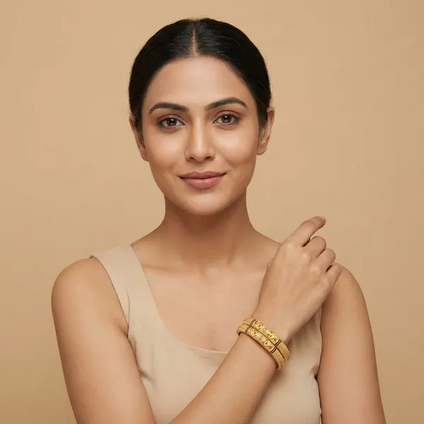 Gold_Plated_Metal_With_Meenakari_Enamel_Work_Bangles_For_Women