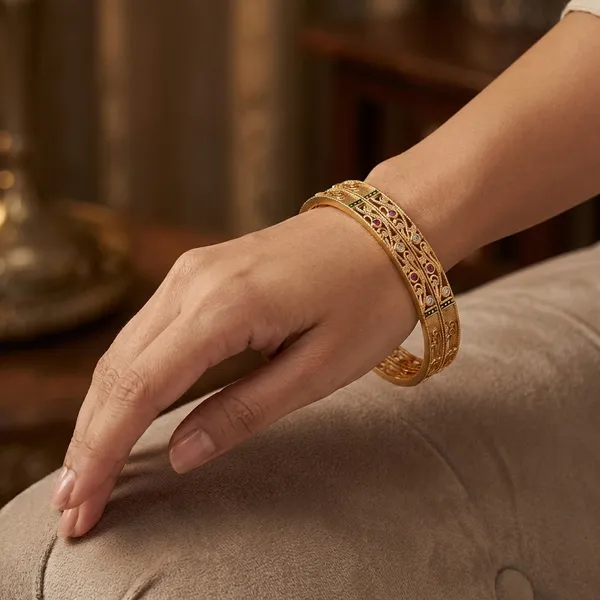 Gold_Plated_Bangles_For_Women