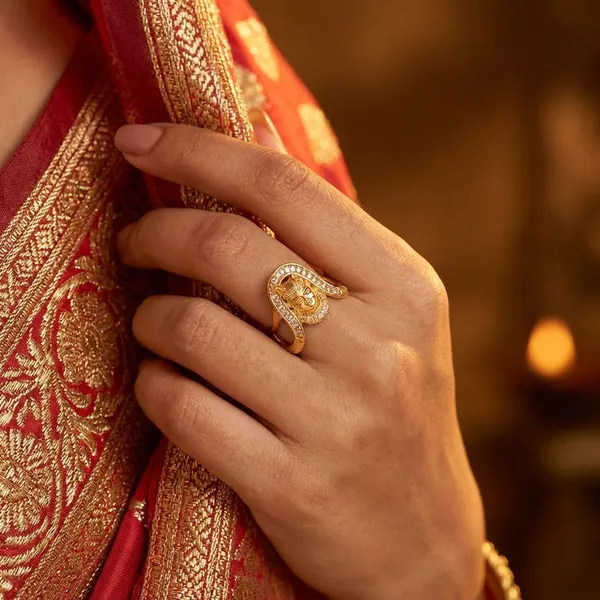 Gold_Metal_With_Gold_Finish_Ring_For_Women