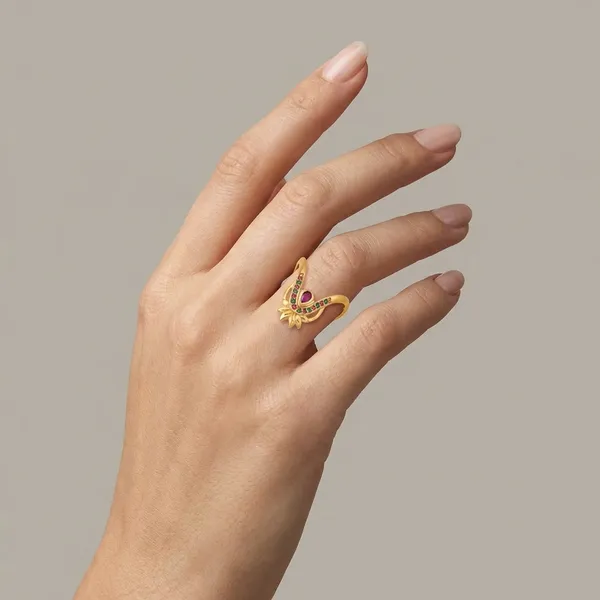 Gold_Toned_Metal_With_Ad_Stones_Ring_For_Women
