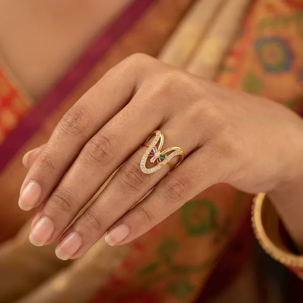 Gold_Plated_Metal_With_American_Diamond_Stones_Ring_For_Women