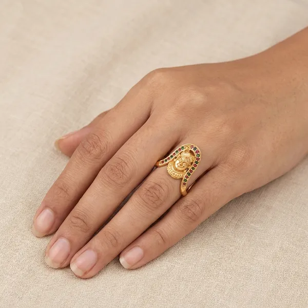 Gold_Alloy_With_Gold_Plating_Ring_For_Women