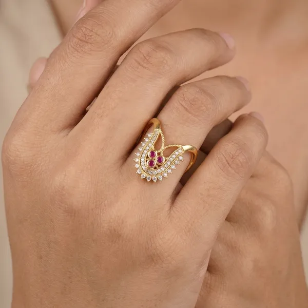 Gold_Plated_Alloy_Ring_For_Women