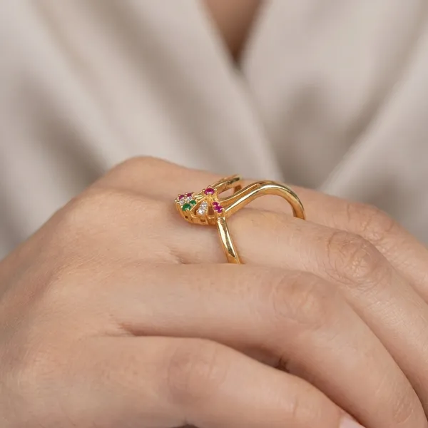 Gold_Gold-Tone_Metal_Ring_For_Women