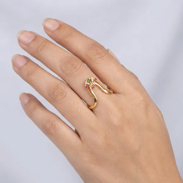 Gold_Gold-Tone_Metal_Ring_For_Women