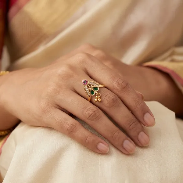 Gold_Plated_Alloy_Ring_For_Women