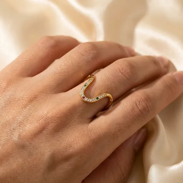 Gold_American_Diamond_Ring_For_Women