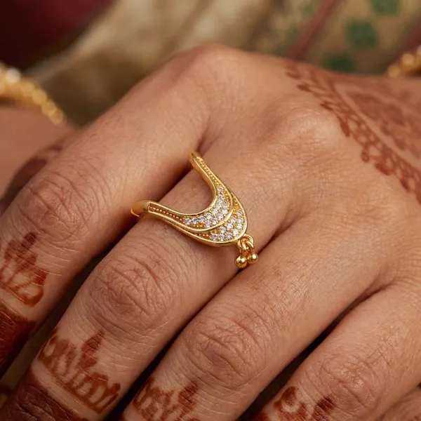 Gold_Plated_With_American_Diamond_Stones_Ring_For_Women