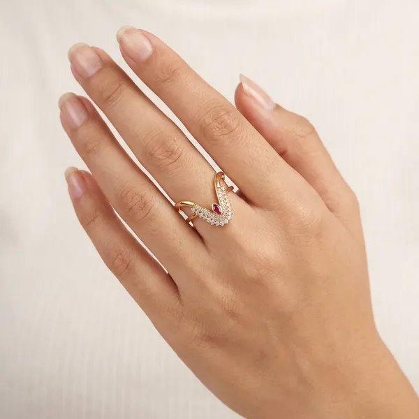 Gold_Metal_With_Gold-Tone_Finish_Ring_For_Women