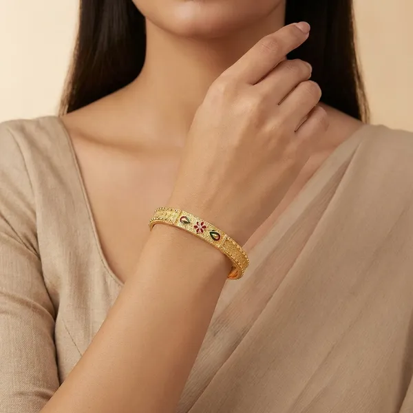 Gold_Plated_With_Meenakari_Enamel_Work_Bangles_For_Women