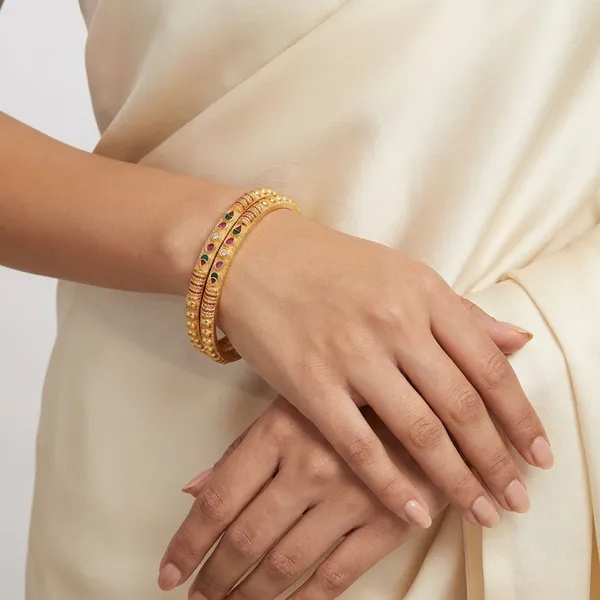 Gold_Plated_Alloy_Bangles_For_Women