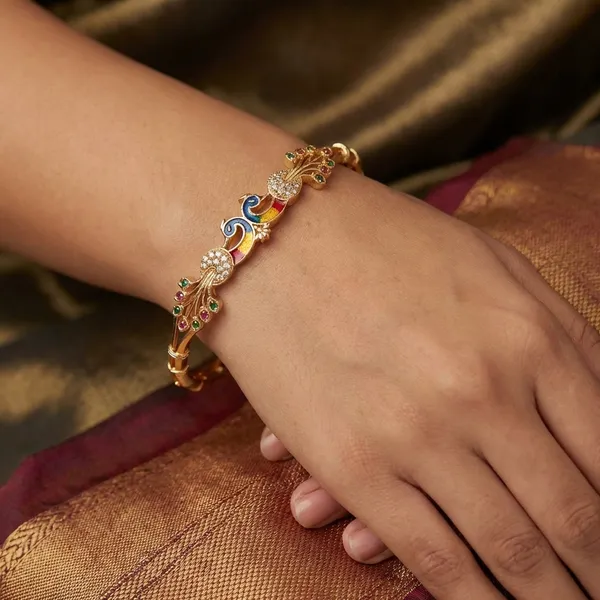 Gold_Plated_Metal_Bangles_For_Women(Set_of_2/4)