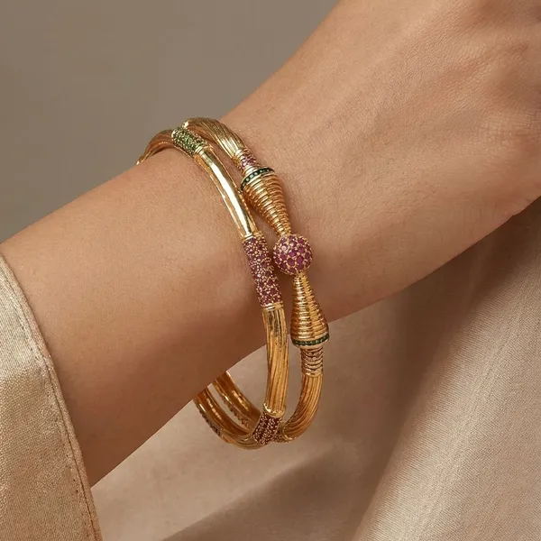 Gold_Brass_Bangles_For_Women