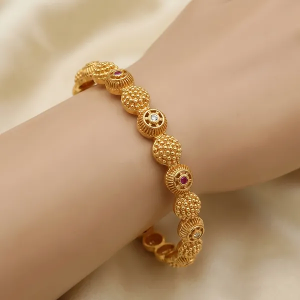 Gold_Brass_Bangles_For_Women(Set_of_2/4)