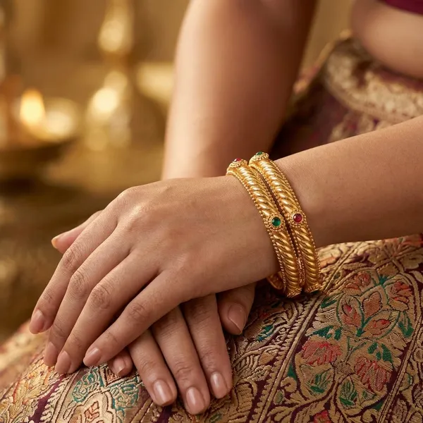 Gold_Brass_Bangles_For_Women