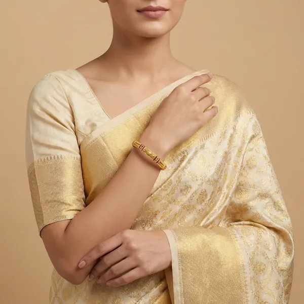 Gold_Plated_Metal_Bangles_For_Women