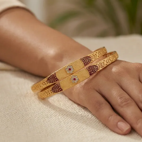 Gold_Plated_Metal_Bangles_For_Women(Set_of_2/4)