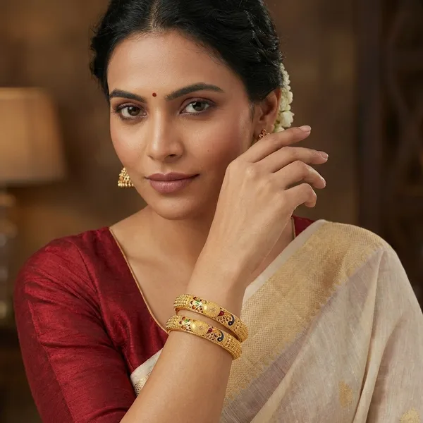 Gold_Plated_Metal_Bangles_For_Women(Set_of_2/4)