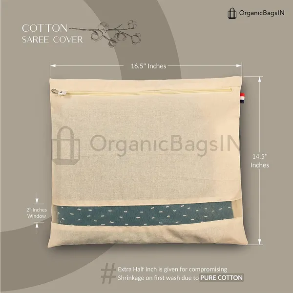 Pack_24_Cotton_Saree_Bags_With_Zipper_For_Storage_I_Large_Size_Single_(16_X_14_Inches),_Ideal_For_Clothes_And_Wardrobe_Organization_With_Transparent_Mesh_Window_(Pack_Of_24)