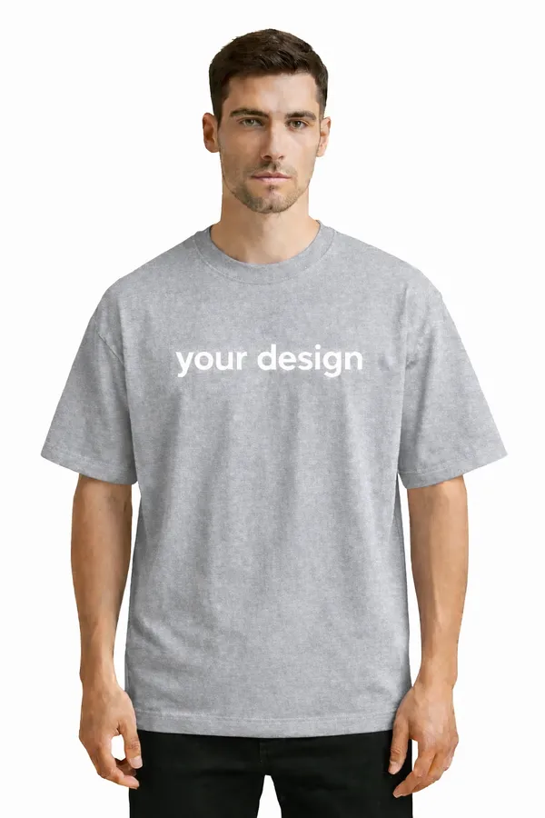 Grey_Cotton_280_Gsm_Oversized_Customised_T-Shirt_For_Unisex