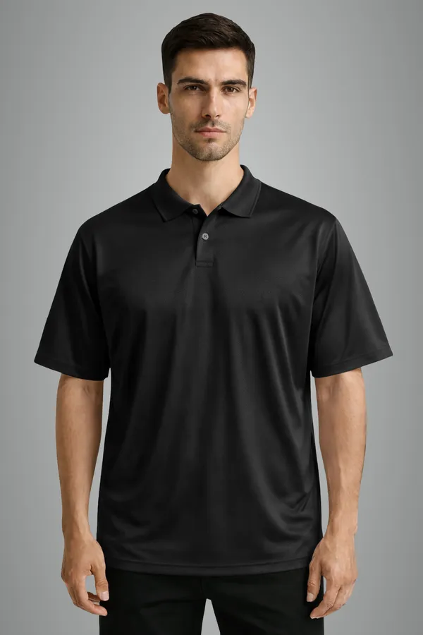 Black_Polyester_Dri-Fit_Sports_Polo_T-Shirt_For_Men
