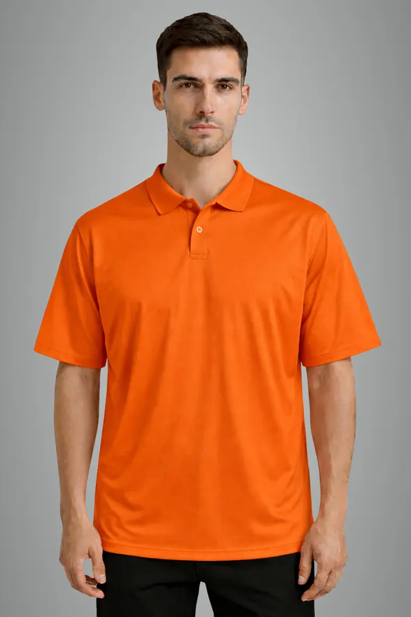 Orange_Polyester_Dri-Fit_Sports_Polo_T-Shirt_For_Men
