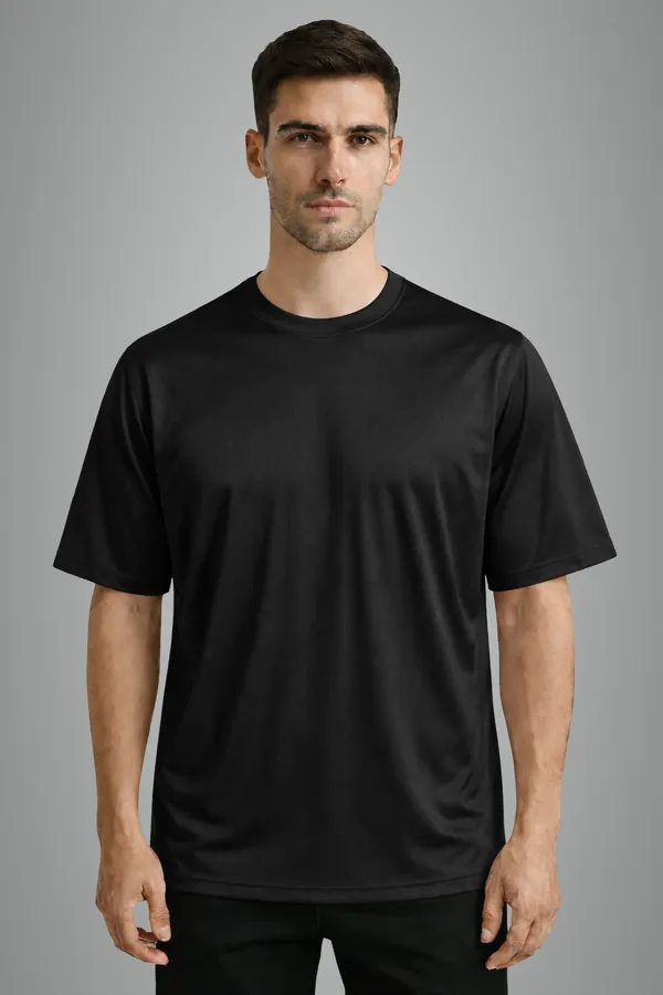 Black_Polyester_Sports_T-Shirt_For_Men