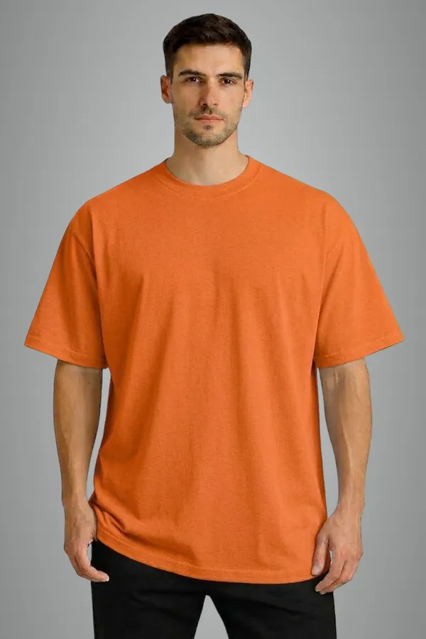 Orange_Cotton_180_Gsm_Oversized_T-Shirt_For_Unisex