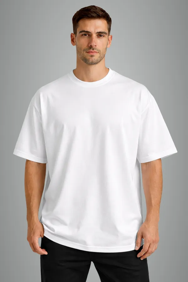 White_Cotton_180_Gsm_Oversized_T-Shirt_For_Unisex