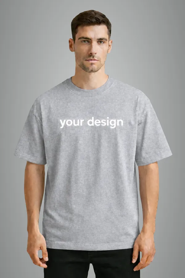 Grey_Cotton_280_Gsm_Oversized_Customised_T-Shirt_For_Unisex