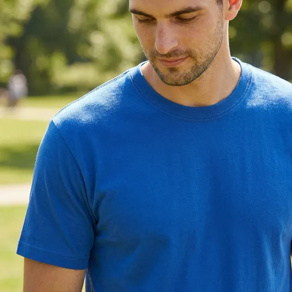 Blue_Cotton_Blend_220_Gsm_Regular_Fit_T-Shirt_For_Unisex