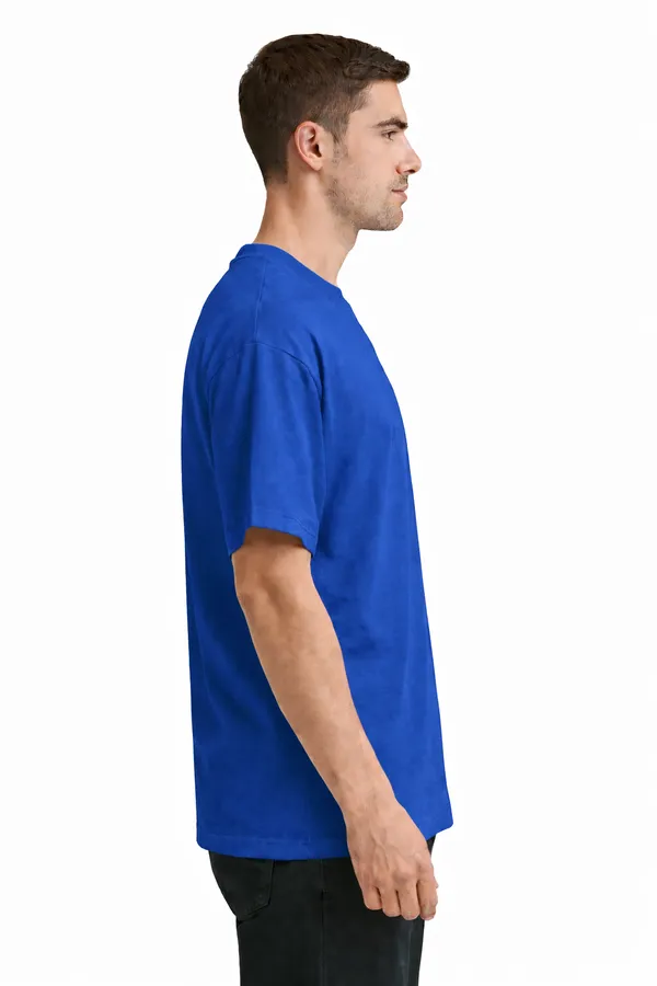 Blue_Cotton_280_Gsm_Oversized_Customised_T-Shirt_For_Unisex
