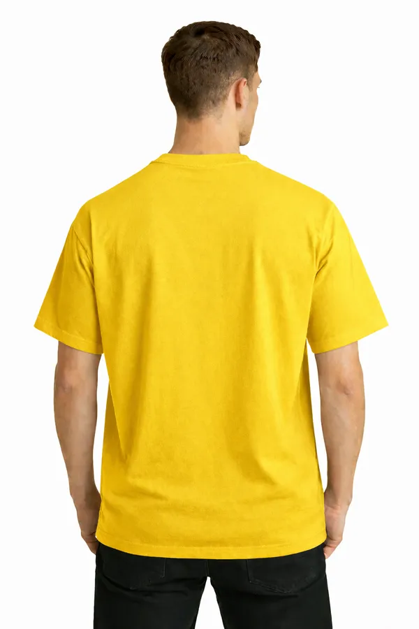 Yellow_Cotton_280_Gsm_Oversized_Customised_T-Shirt_For_Unisex
