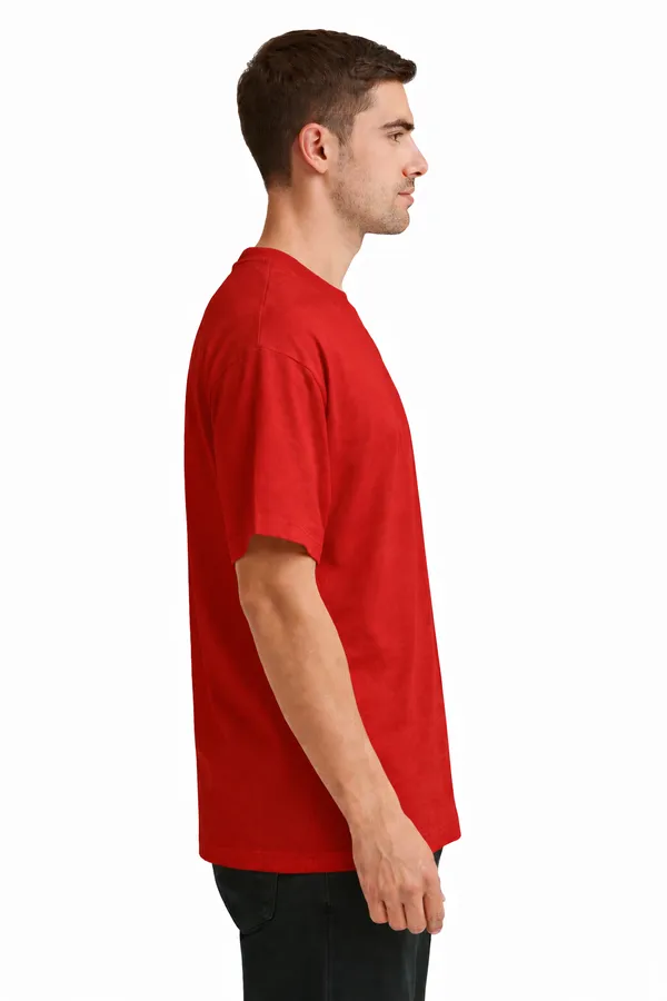 Red_Cotton_280_Gsm_Oversized_T-Shirt_For_Unisex