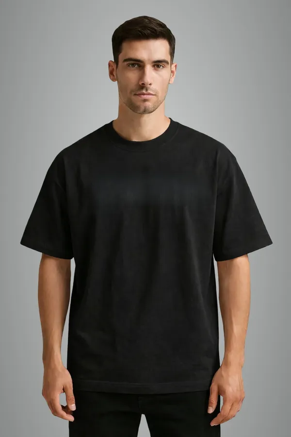 Black_Cotton_280_Gsm_Oversized_T-Shirt_For_Unisex