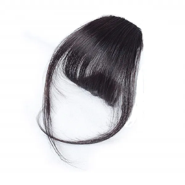 1_Look_Hair_Extension_100%_Human_Hair_Clip-In_Fringe/Bangs_|_Natural_Black_Front_Hair_Patch(45Gm)