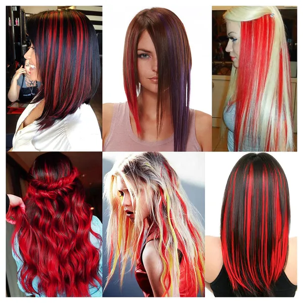 1_Look_Hair_Extension_Red_Clip-In_Hair_Streak_|_Single_Streak_Human_Hair_Clip_In_Color_Streaks_For_Women_(Red)