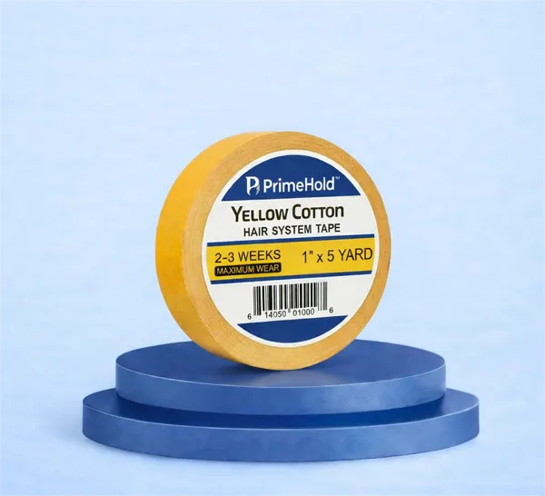 Primehold_Yellow_Cotton_Hair_System_Tape|_Strong_Hold_Wig,_Toupee_&_Hair_Patch_Adhesive_|_Double-Sided_Waterproof_Hair_Extension_Tape